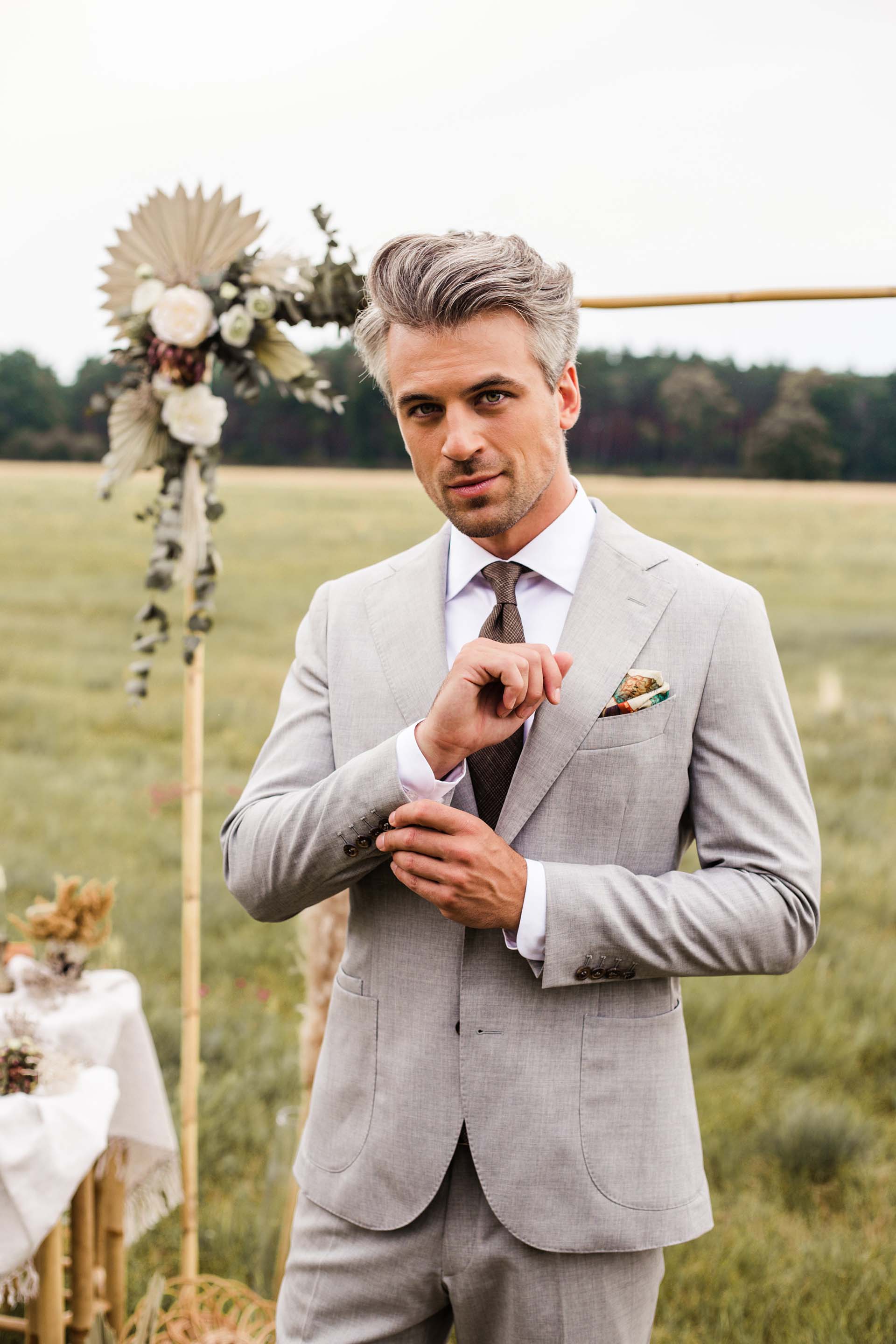 Garnitur ślubny w stylu boho | Blog MILER - Sklep MILER Menswear - klasyczna moda męska